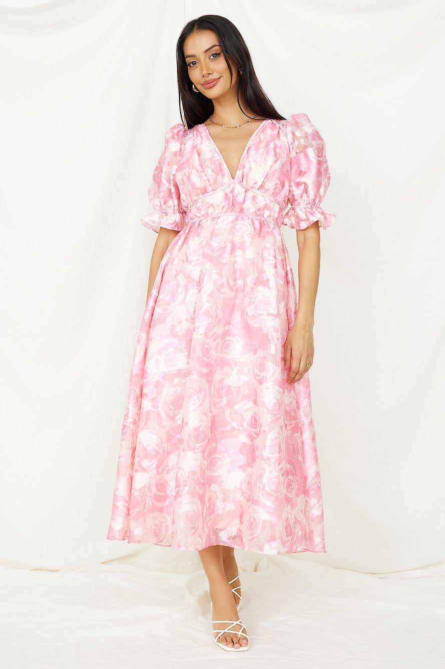 My Juliet Midi Dress Pink - M