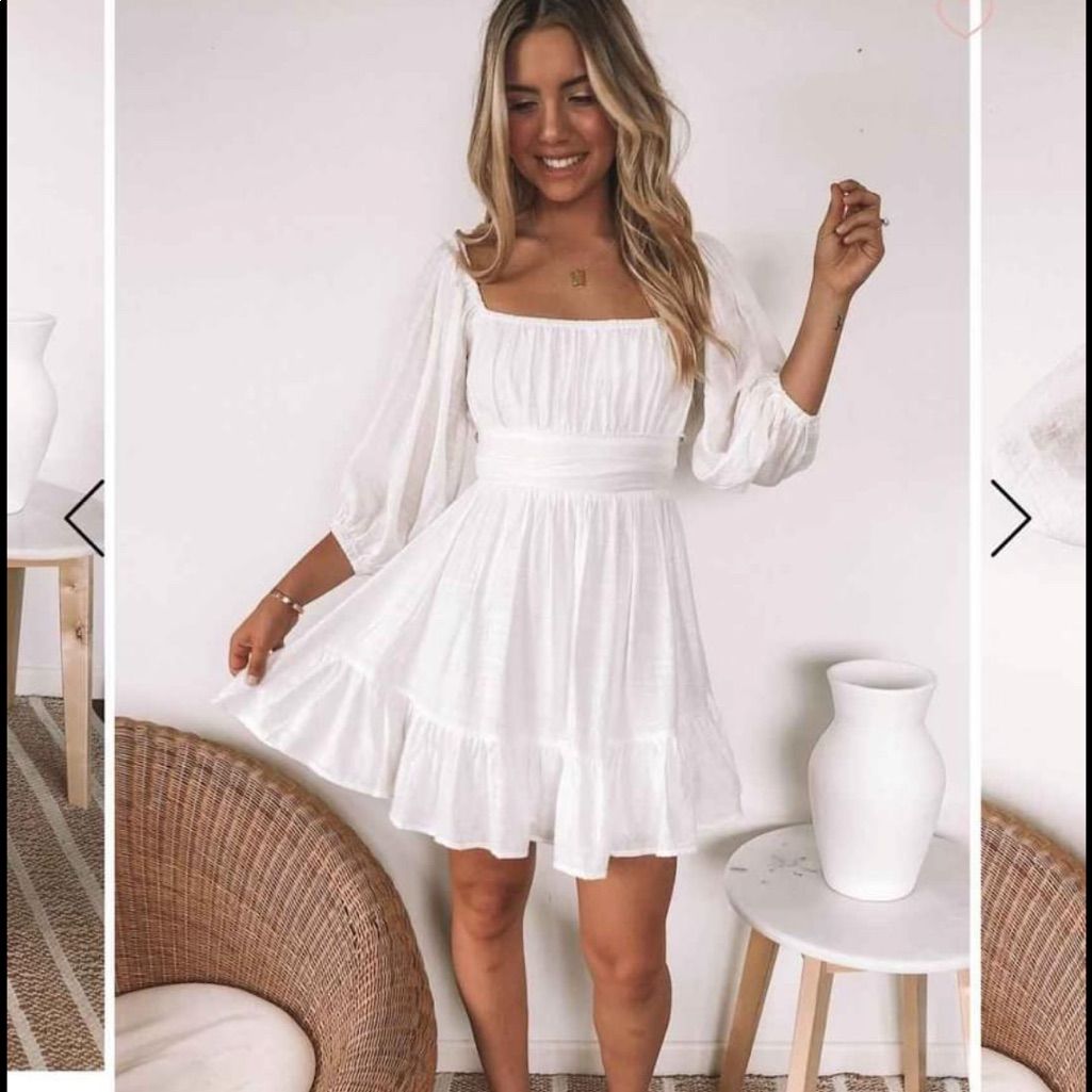 Esther & Co Dresses | Size 2 (Us) White Esther & Co Dress | Color: White | Size: 2