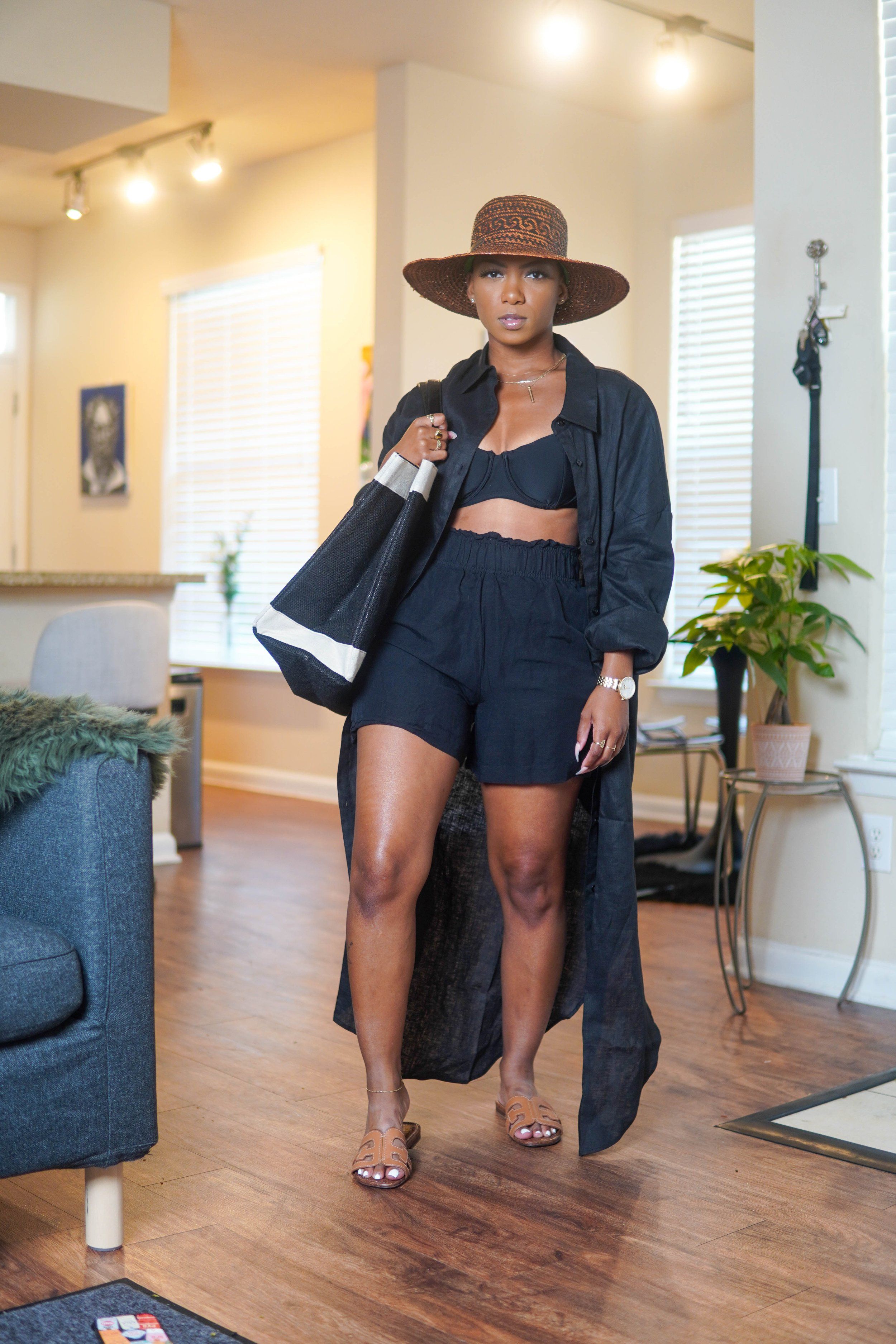 Black Linen Down w/ Jodi Melissa — Angelle's Life