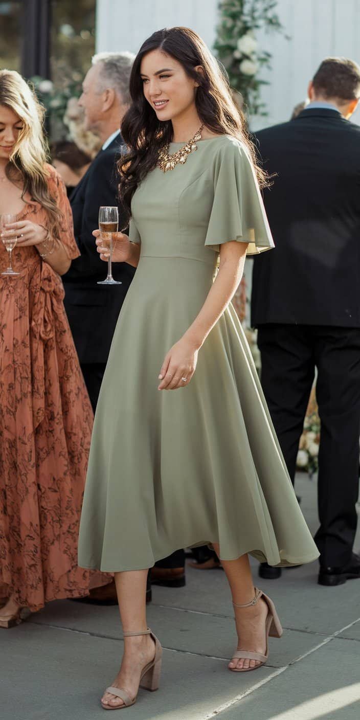 21 Beautiful Green Wedding Guest Dresses 2025