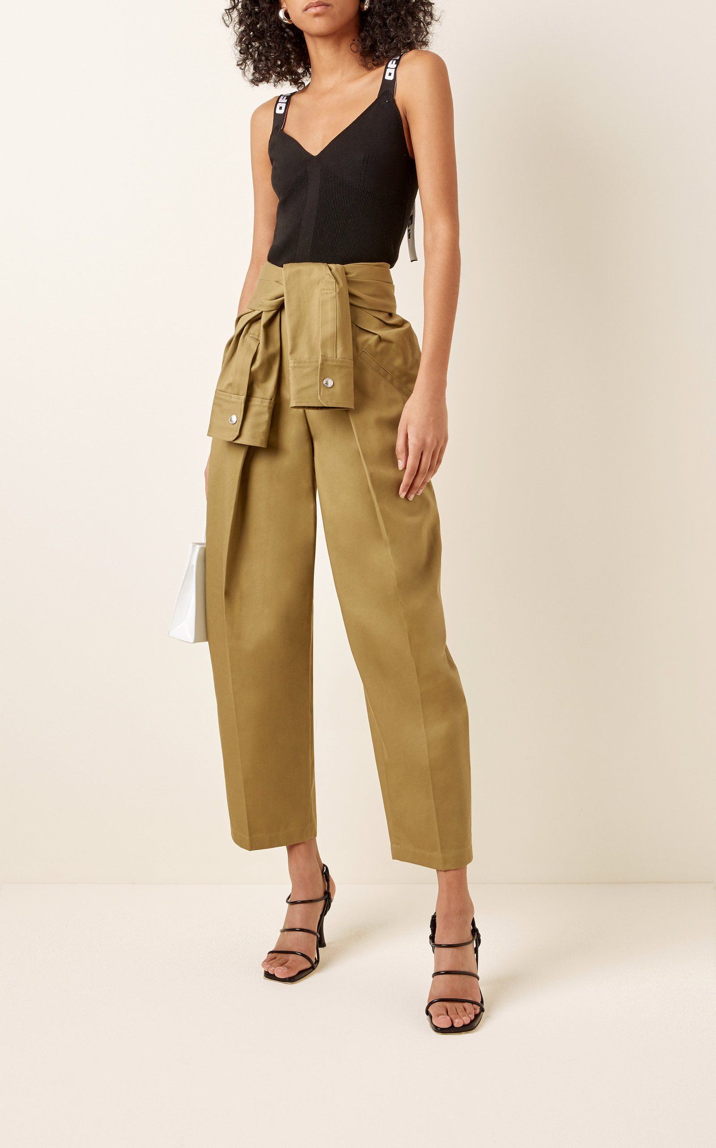 Logo-Strap Knit Wool Top By Off-White C/o Virgil Abloh | Moda Operandi
