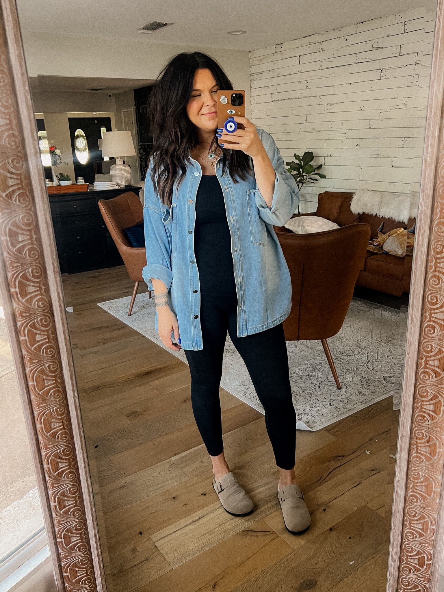 Astylish Women Jean Shirt Long … curated on LTK